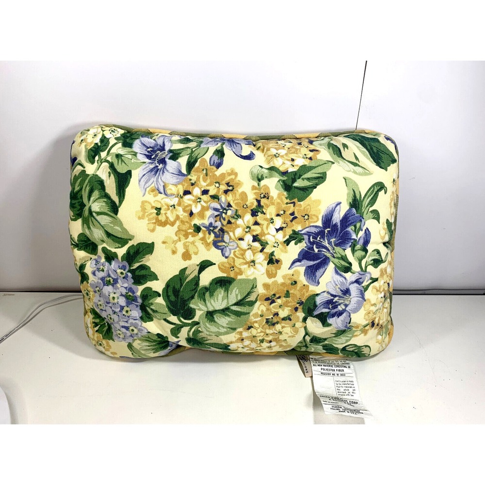 Soft Impressions Throw Pillow Floral Accent Cushion 100% Polyester